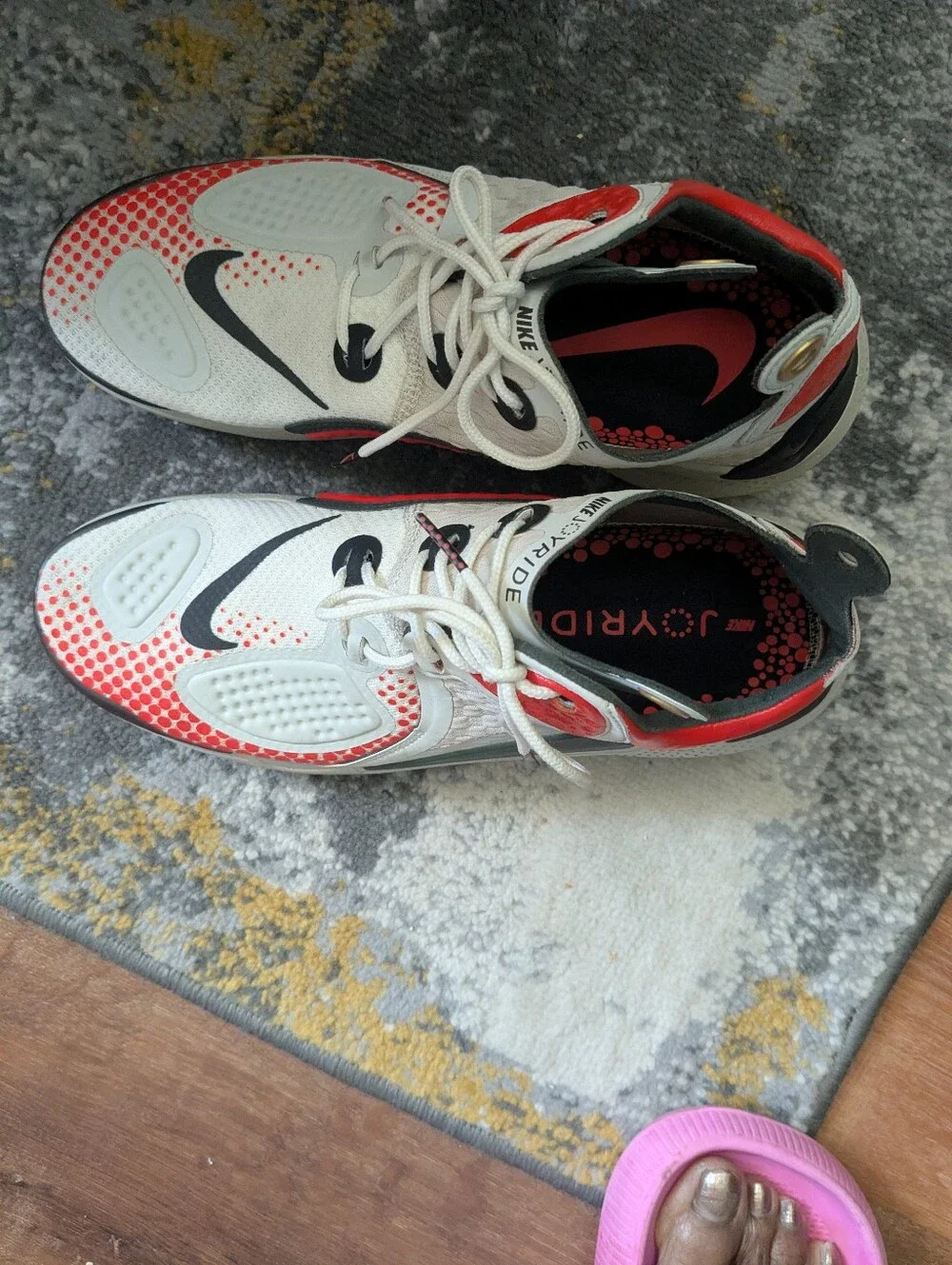 Nike Joyride CC3 Setter White Team Orange Gym Shoes Men's Size 8.5